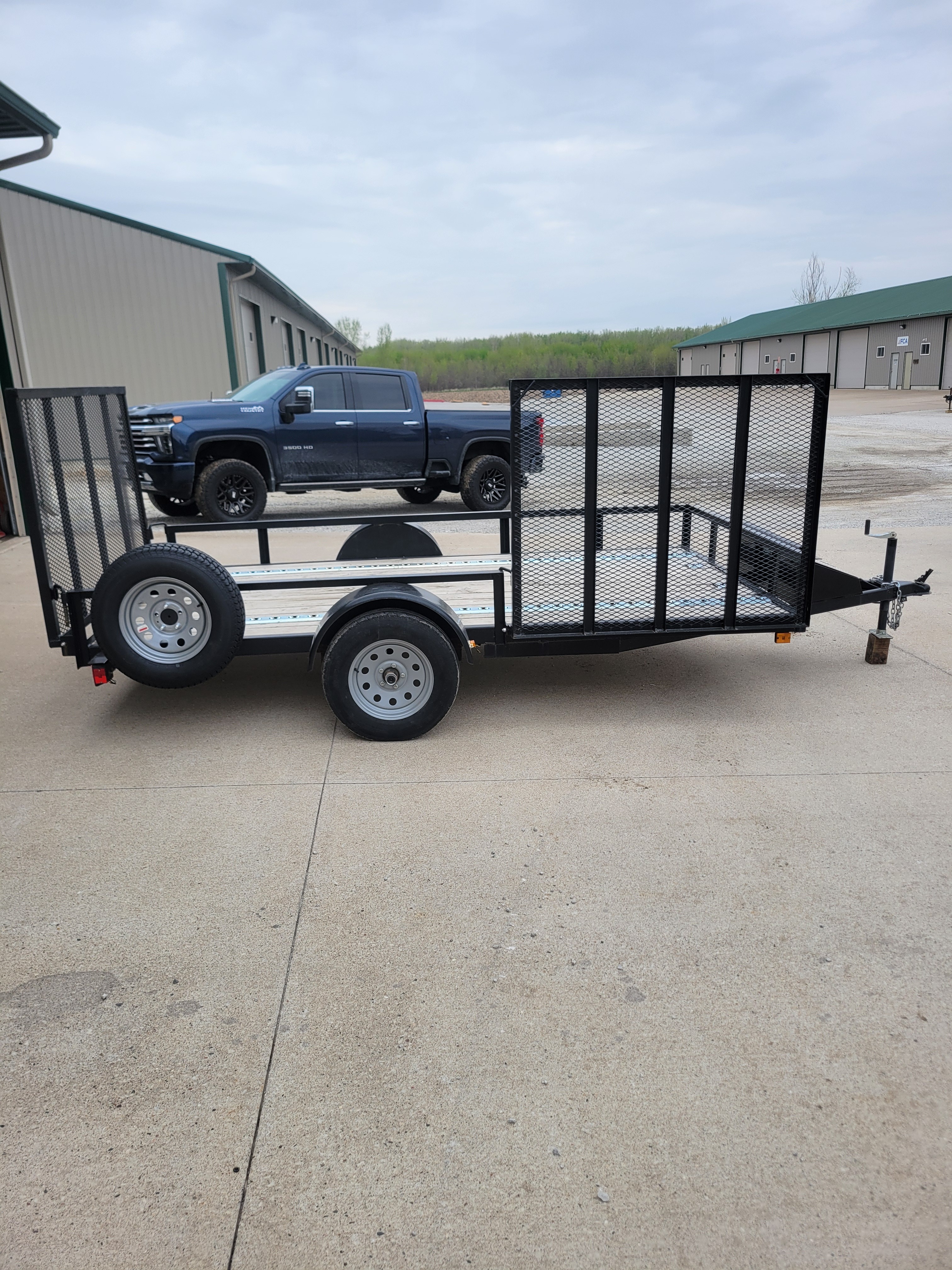 6'x12.5' Dual Ramp Utility Trailer thumbnail 2