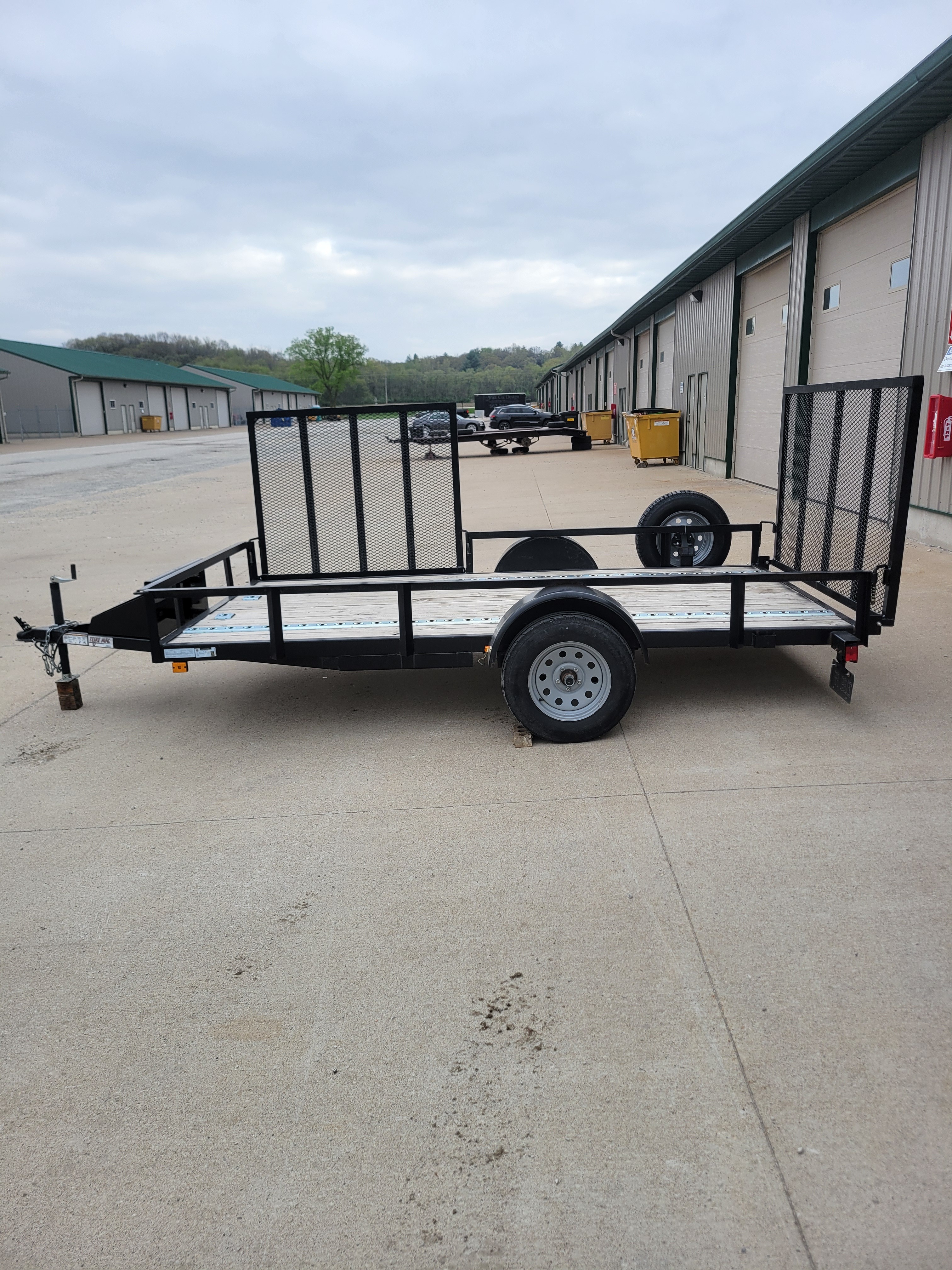 6'x12.5' Dual Ramp Utility Trailer - Image 1